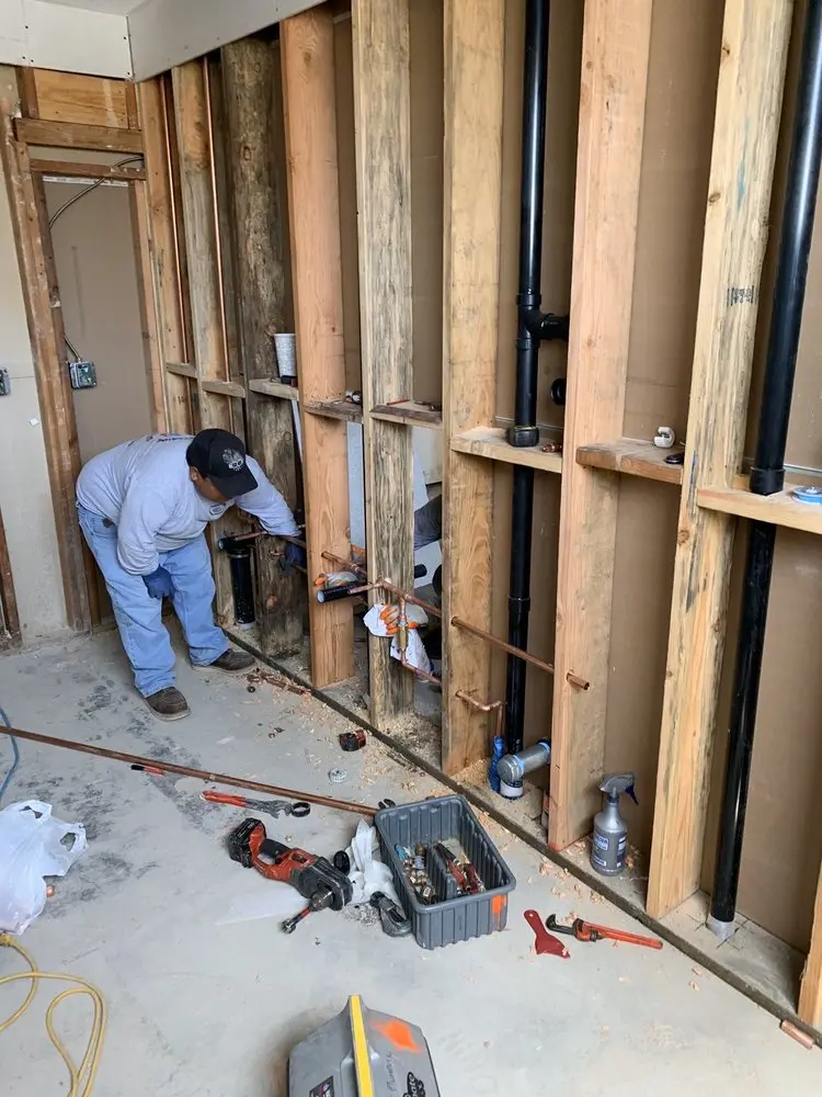 Commercial rough-in plumbing for Trenchless Sewer Repair in Boothwyn
